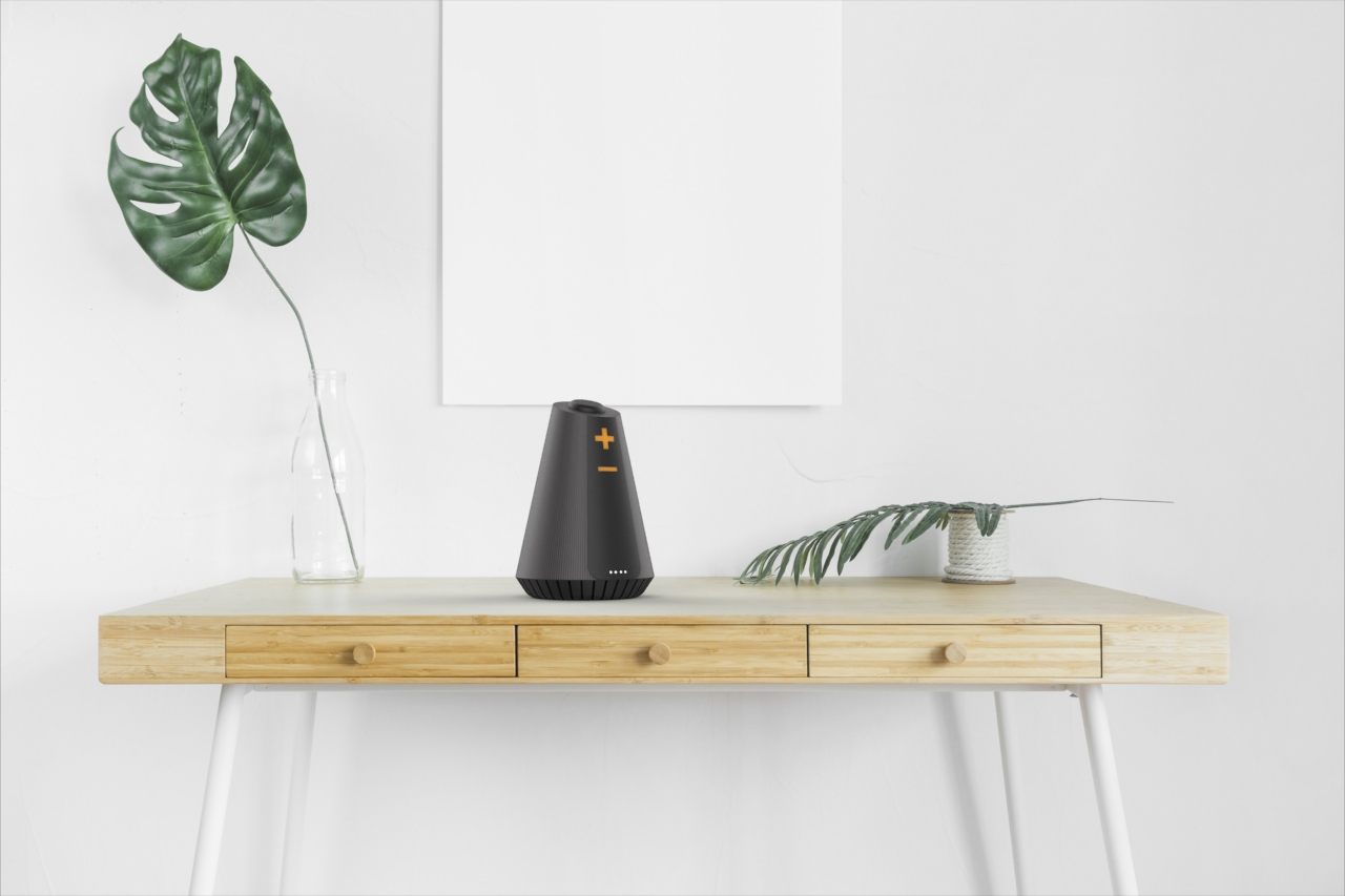 Concept 01 — warm-accent execution in a domestic setting.